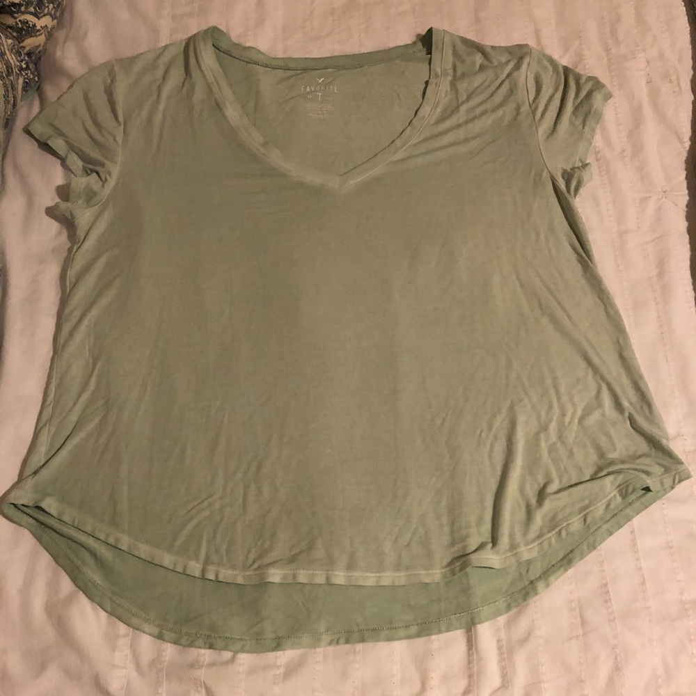 Mint green American Eagle tee